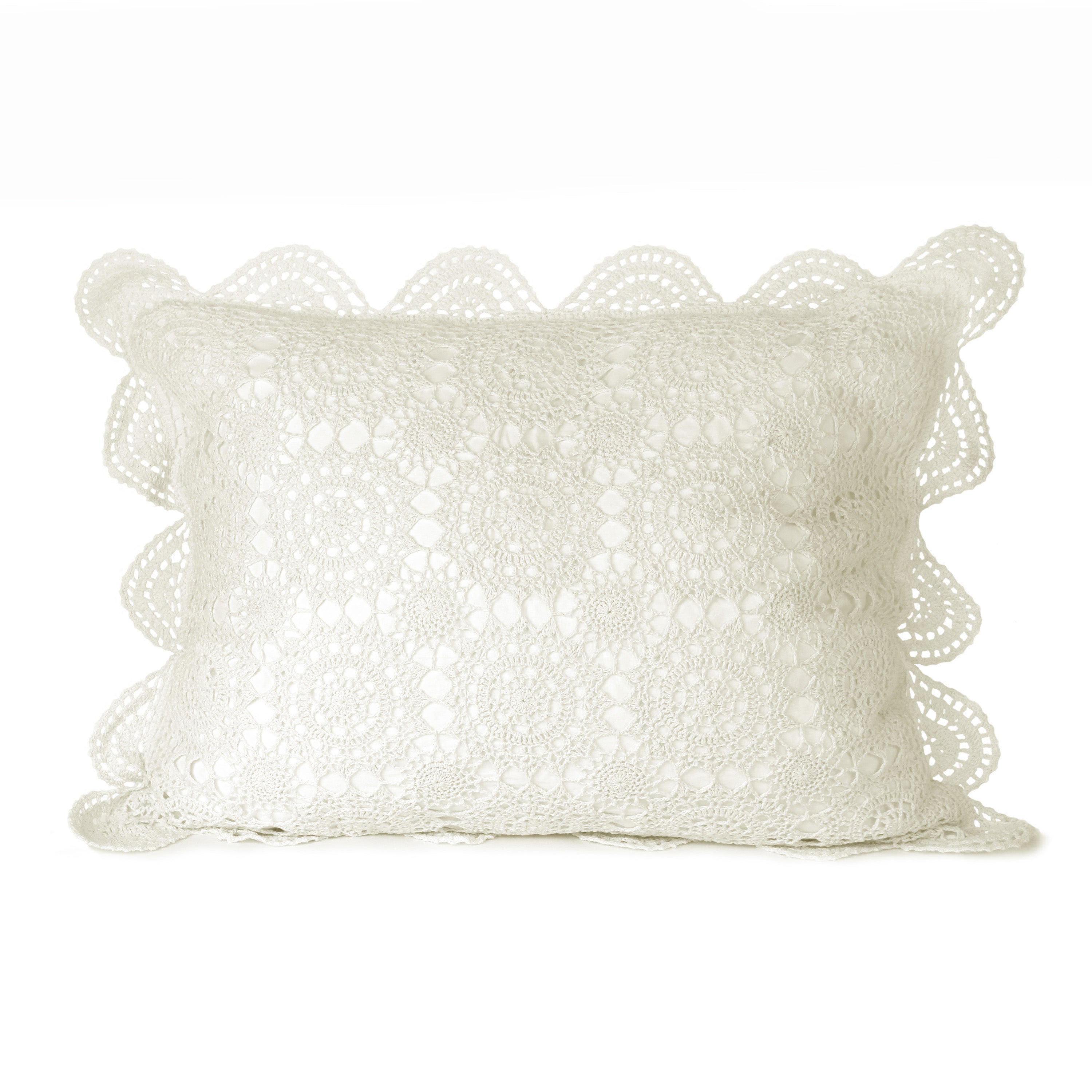 Crochet euro sham best sale