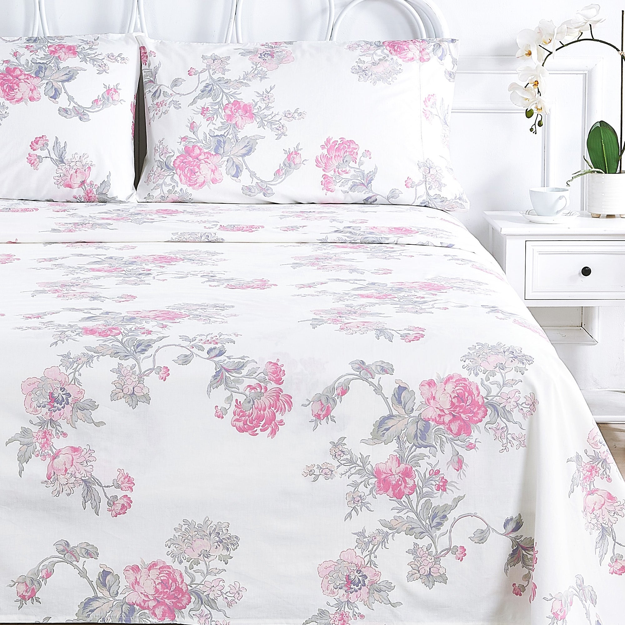 Popular Simply Shabby Chic King Percale Sheet Set