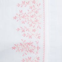 Baby's Breath Embroidered Percale Duvet Set