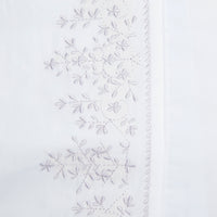 Baby's Breath Embroidered Percale Duvet Set