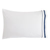 Classic Double Border Percale Cotton Sheet Set