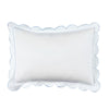 Scallop Frame Embroidered Percale Cotton Duvet Set