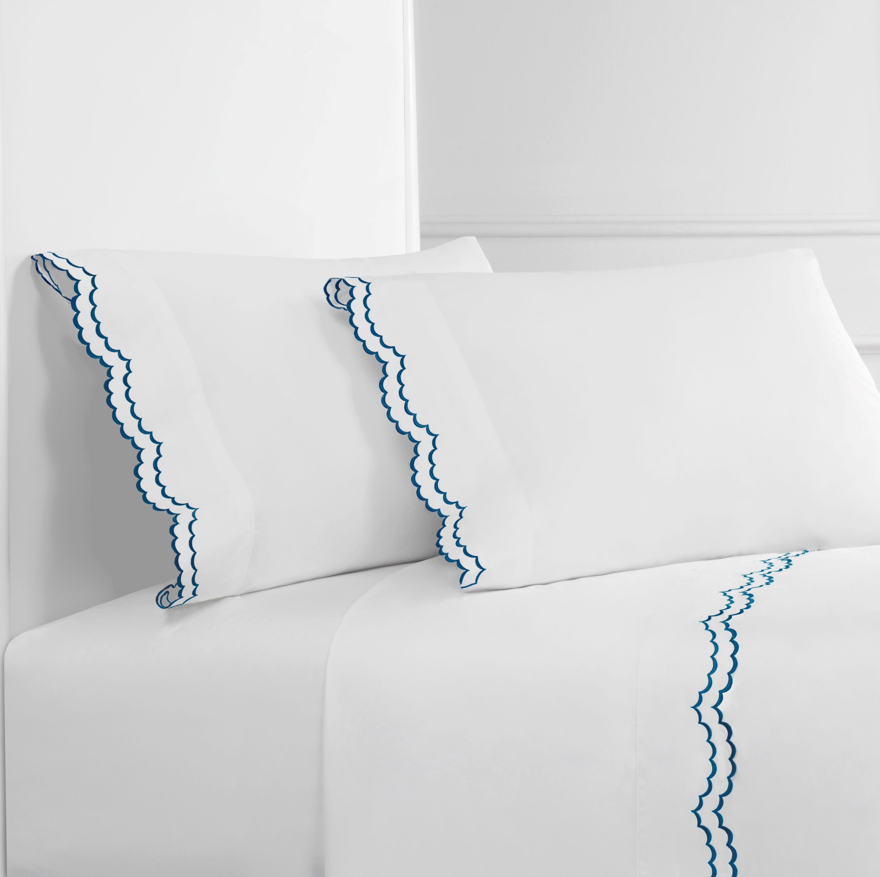 Embroidered sheets deals