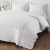 600 Thread Count Scallop Rope Embroidered Cotton Duvet Set