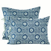 Hand Stitched Block Print Kantha Pillow Sham Pairs