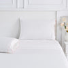 Scallop Frame Embroidered Percale Cotton Sheet Set