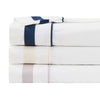 Classic Double Border Percale Cotton Duvet Set