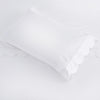 Scallop Frame Embroidered Percale Cotton Sheet Set