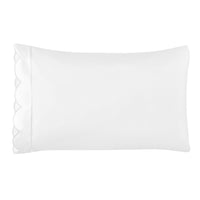 Scallop Frame Embroidered Percale Cotton Sheet Set