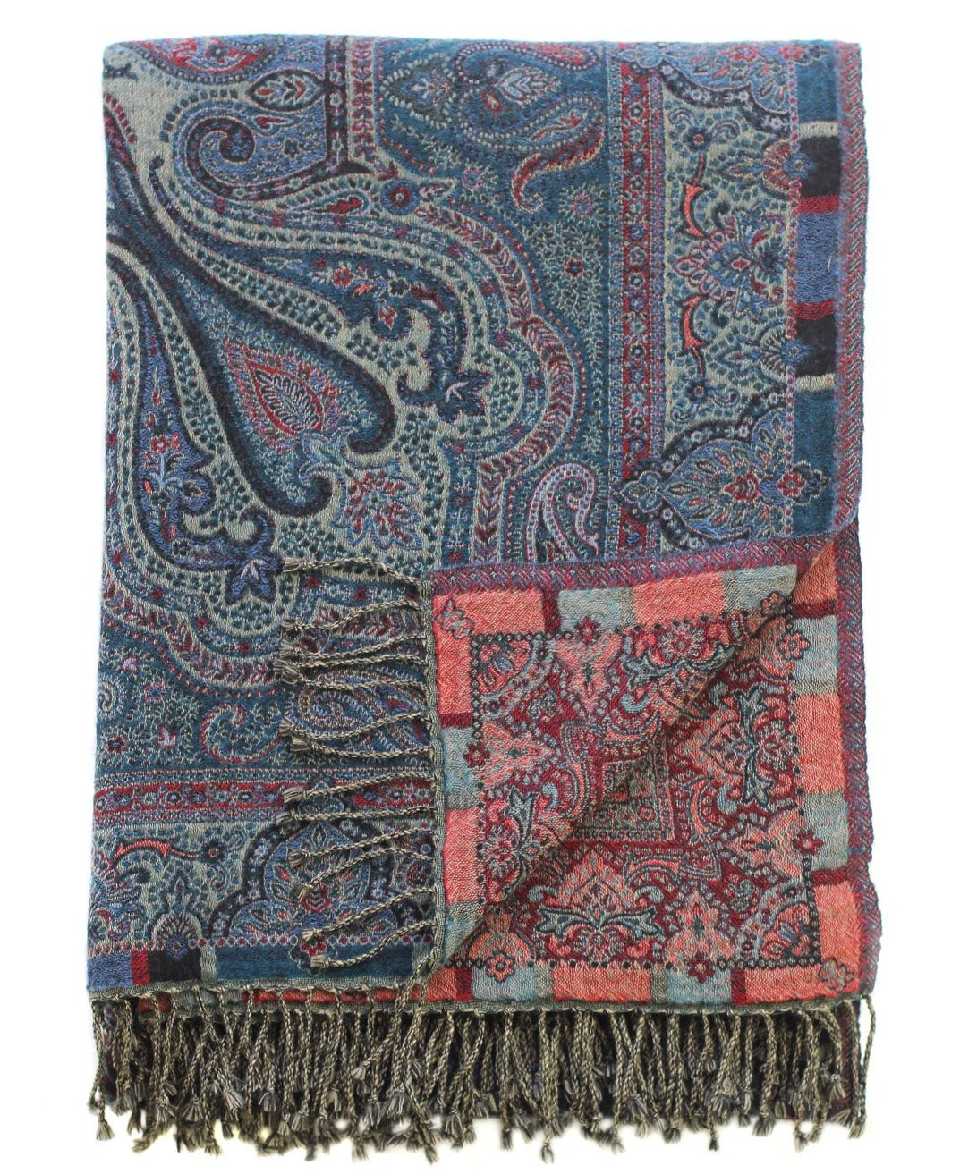 Paisley discount wool throw